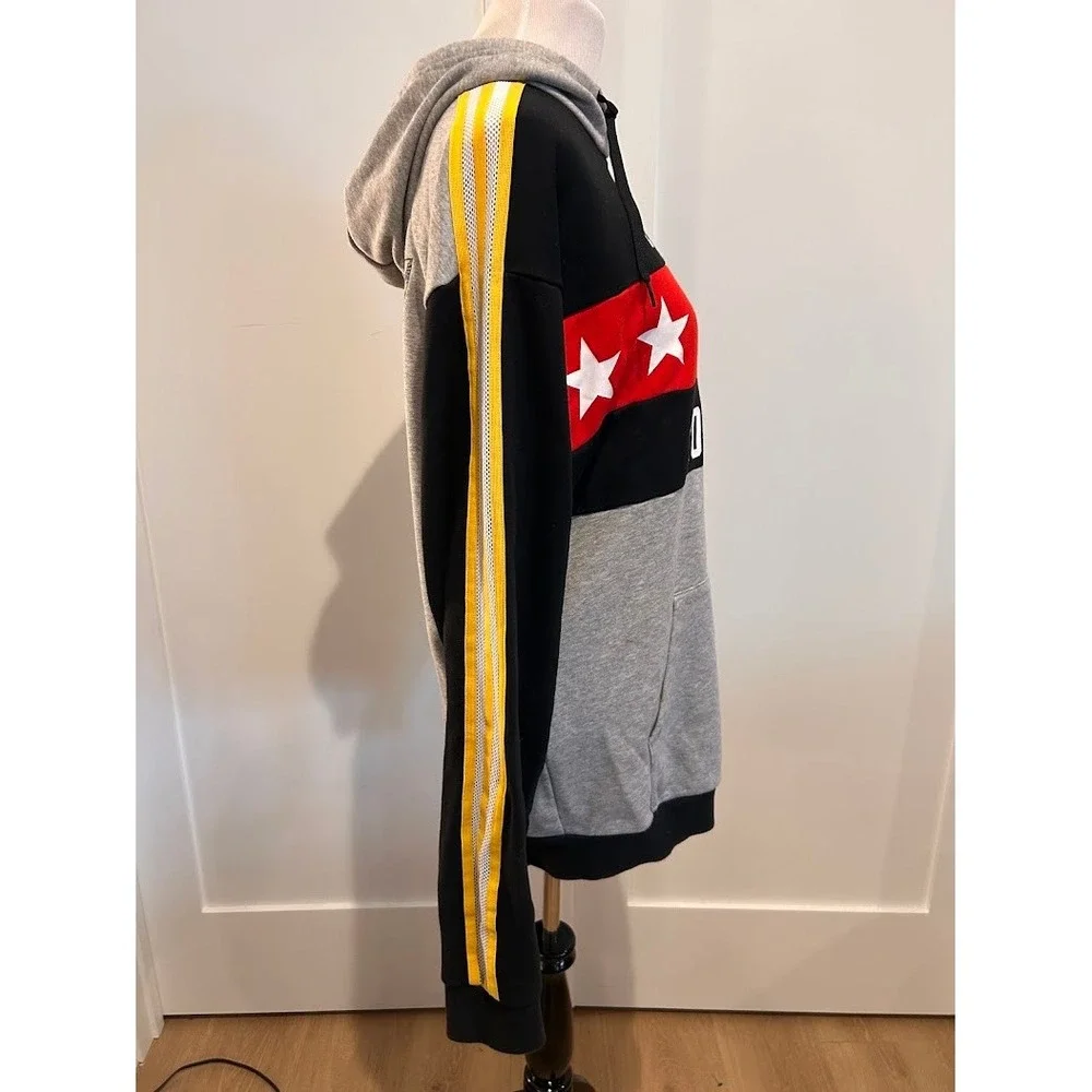 Adidas‎ Rita Ora Banned From Normal Hoodie Black Grey Red Tiger Trefoil XL